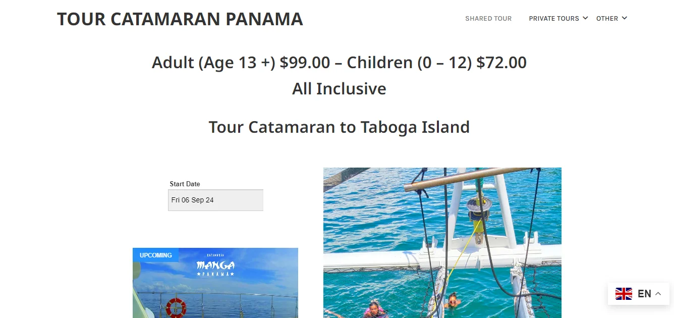 Manga Panama, cliente de Webeize para diseño web.