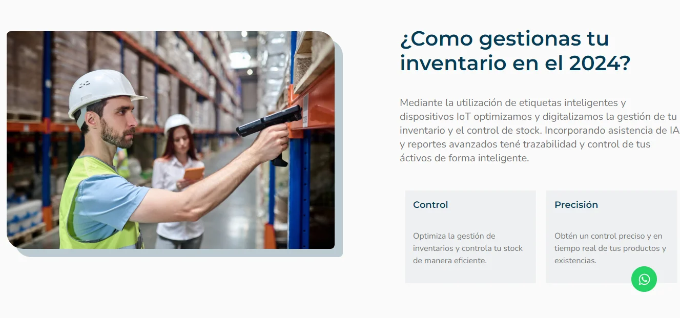 WiseIot, cliente de Webeize para diseño web.